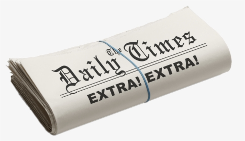 Periódico Doblado The Daily Times - Folded Newspaper Png, Transparent Png, Free Download
