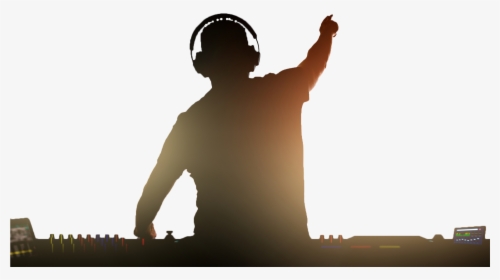 Party Silhouette Png Dj, Transparent Png, Free Download