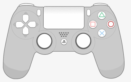 Sony Ps4 Controller - Playstation 4 Controller Cartoon, HD Png Download, Free Download