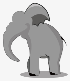 African Elephant Cartoon Indian Elephant - Indian Elephant, HD Png Download, Free Download