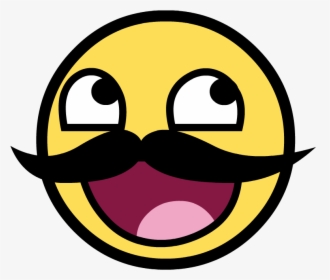 Epic Face With Mustache, HD Png Download, Free Download