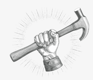 Hd Pic Hammer Hand, HD Png Download, Free Download