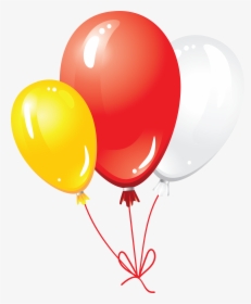 Red And Yellow Balloons Png, Transparent Png, Free Download