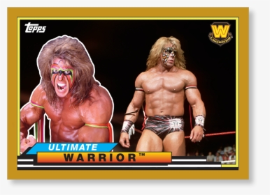 2018 Topps Wwe Heritage Ultimate Warrior Big Legends - Wwe Legends Cards Topps, HD Png Download, Free Download