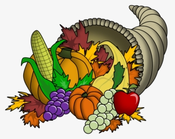 Thanksgiving File Folder Games - Thanksgiving Cornucopia Clipart, HD Png Download, Free Download
