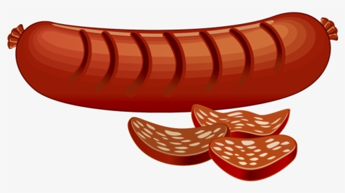 Sausage Hot Dog Barbecue Kebab Clip Art - Hot Dog Clip Art, HD Png Download, Free Download
