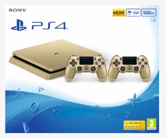 Gold Sony Playstation 4, HD Png Download, Free Download