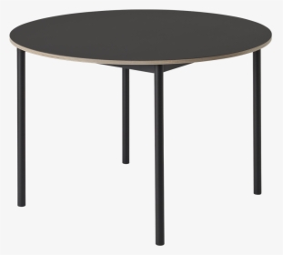 Base Table Round Black Muuto, HD Png Download, Free Download