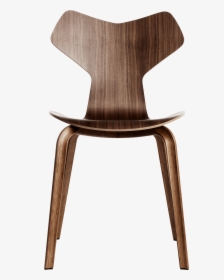 Grand Prix Chair Arne Jacobsen Clear Lacquered Walnut - Arne Jacobsen, HD Png Download, Free Download