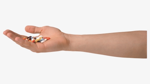 Pills In Hand Png, Transparent Png, Free Download