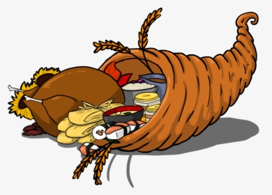Cornucopia Clipart Garfield - Cornucopia Cartoon Png, Transparent Png, Free Download