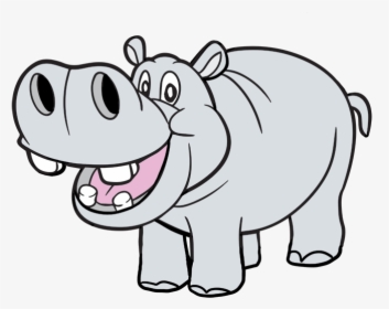 Transparent Baby Hippo Png - Transparent Background Hippo Clipart, Png Download, Free Download