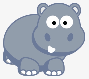 Clipart Hippo Ballerina - Hipopotamo Cute Png, Transparent Png, Free Download