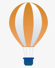 Air Balloon Png Hd Image - Hot Air Balloon Blue, Transparent Png, Free Download
