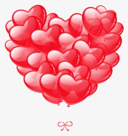 Heart Balloons Png, Transparent Png, Free Download