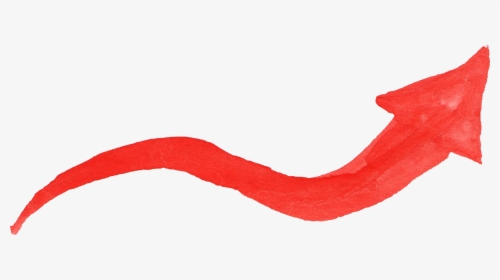 16 Red Watercolor Arrow - Red Arrow Watercolor, HD Png Download, Free Download