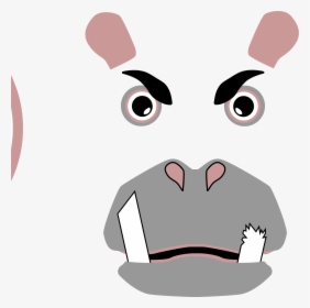 Angry Hippo Clip Arts - Angry Hippo Png, Transparent Png, Free Download