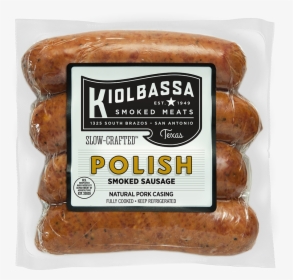 Kiolbassa Polish Style Smoked Sausage - Kiolbassa Polish Sausage, HD Png Download, Free Download