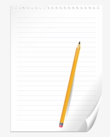 Notebook Png Transparent Image - Notebook With Pencil Transparent Background, Png Download, Free Download