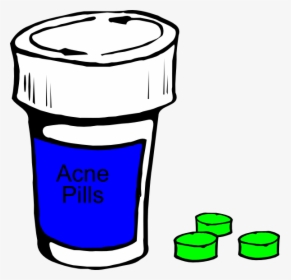 Acne Pills Svg Clip Arts - Pill Bottle Clip Art, HD Png Download, Free Download