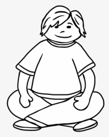 Clip Art By Carrie Teaching First - Sit Clipart Black And White, HD Png Download, Free Download