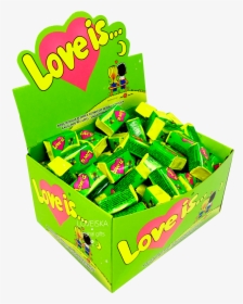 Chewing Gum Png - Love Is Bubble Gum Png, Transparent Png, Free Download