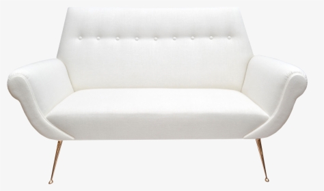 Futon Sofa White Shocking Photo Ideas Mid Century Modern - Studio Couch, HD Png Download, Free Download