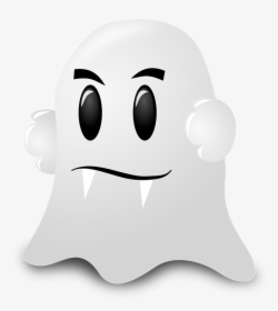 Cartoon Ghost Svg Clip Arts - Cartoon Scary Transparent Ghost, HD Png Download, Free Download
