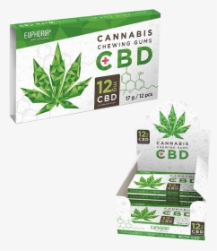 Transparent Cannabis Png - Chewing Gum With Cbd, Png Download, Free Download