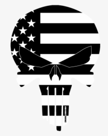 Punisher Logo American Flag, HD Png Download, Free Download