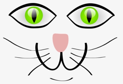 Free Vector Graphic - Cat Eyes Clip Art Black And White, HD Png Download, Free Download