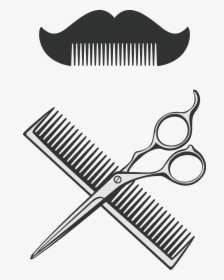 Clip Art Barber Comb Vector - ادوات حلاقة Png, Transparent Png, Free Download