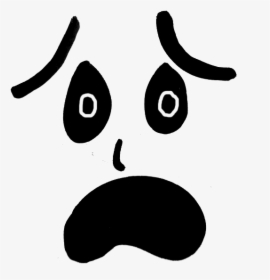 Wide-eyed, Mouth Open In Shock - Cartoon, HD Png Download, Free Download