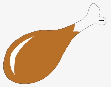 Drumsticks Drawing Cartoon Transparent Png Clipart - Chicken Leg Clip Art, Png Download, Free Download
