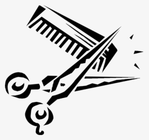 Scissors, Comb, Tool, Hairdresser, Haircut - Barber Shop Logo Png, Transparent Png, Free Download