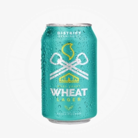 Wheat 1up Transparent - District Brewing Company Wheat Lager, HD Png Download, Free Download
