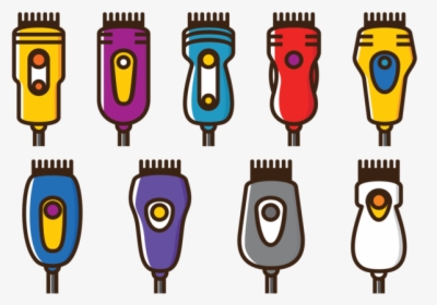 Vector Hair Clippers Icons - Hair Clipper Clipart Png, Transparent Png, Free Download