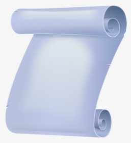Blue Paper Scroll Clip Art - Scroll Paper Art Png, Transparent Png, Free Download