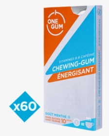 Onegum Energy Gum 60 Packs - One Gum, HD Png Download, Free Download