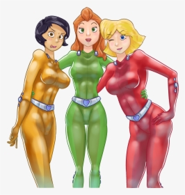 Totally Spies - Totally Spies Girl Muscles, HD Png Download, Free Download