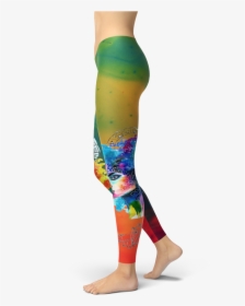 Durga Puja Leggings Yoga Gym Fitness Workout Clothes - Girl Yoga, HD Png  Download - kindpng