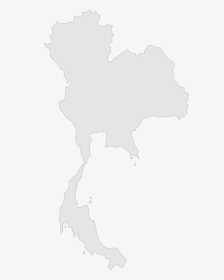 Thailand Map Outline Png, Transparent Png, Free Download