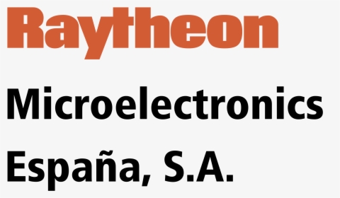 Raytheon Microelectronics Espana Logo Png Transparent - Poster, Png Download, Free Download