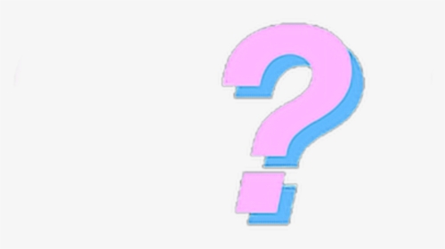 #pastel #pink #text #purple # #question #questionmark - Graphics, HD Png Download, Free Download