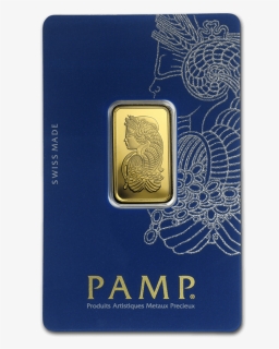 10g Pamp Suisse Fortuna Veriscan Minted Gold Bar Certicard - Gold Bar Pamp Suisse, HD Png Download, Free Download