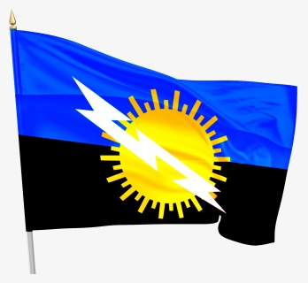 Bandera Zulia Frameante - Bandera Del Estado Zulia, HD Png Download, Free Download