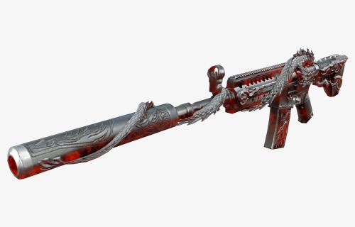 M4a1 Xs Rd6 Noblesilver Render - M4a1 Xs R D6 Noble Silver, HD Png Download, Free Download