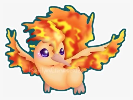 Chibi Moltres Cute Moltres Pokemon, HD Png Download, Free Download