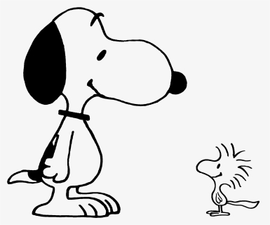 Svg Royalty Free Woodstock Snoopy Charlie Brown Van - Snoopy Charlie Brown Drawings, HD Png Download, Free Download