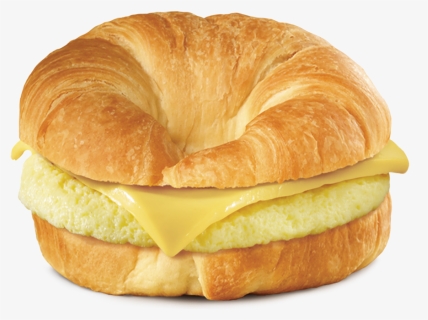 Egg & Cheese Croissant , Png Download - Croissant Egg And Cheese Sandwich, Transparent Png, Free Download